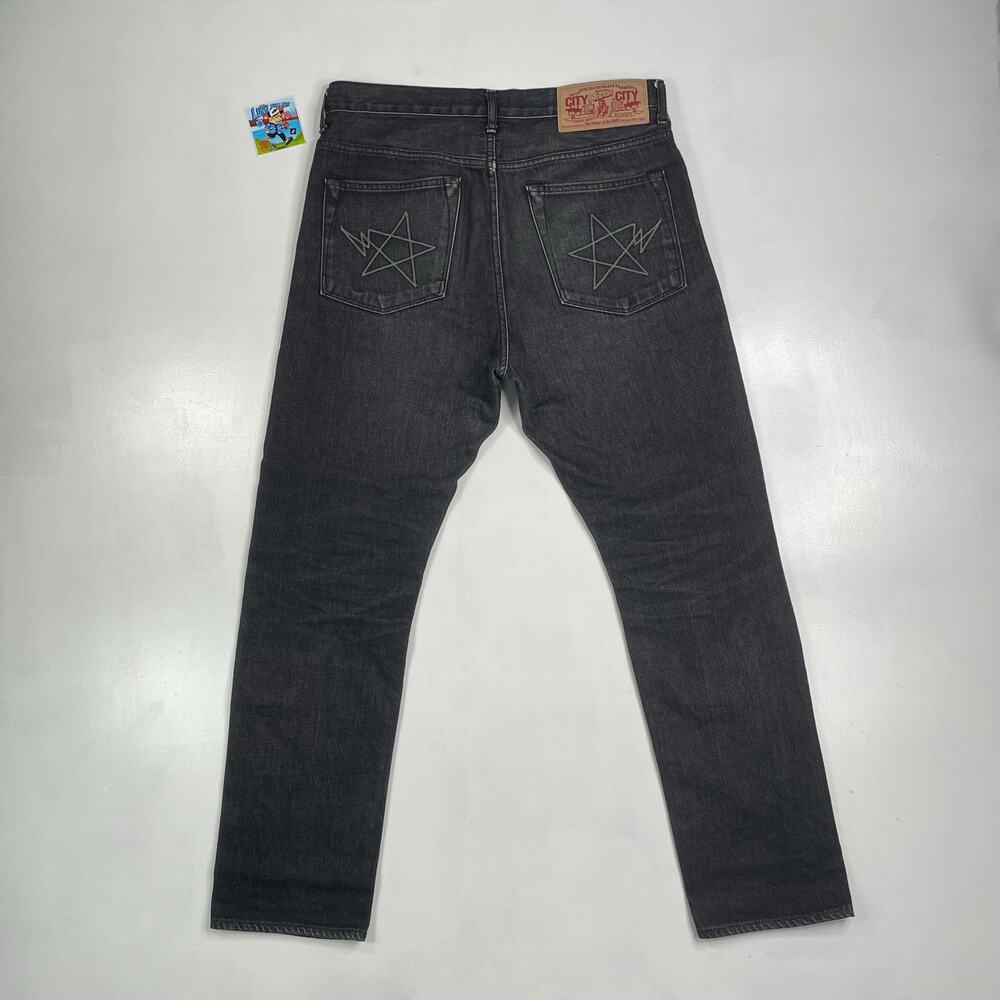 1999 BAPE Sta Embroidered Denim Jeans